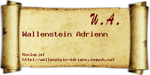 Wallenstein Adrienn névjegykártya