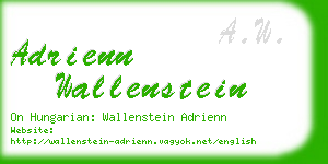 adrienn wallenstein business card
